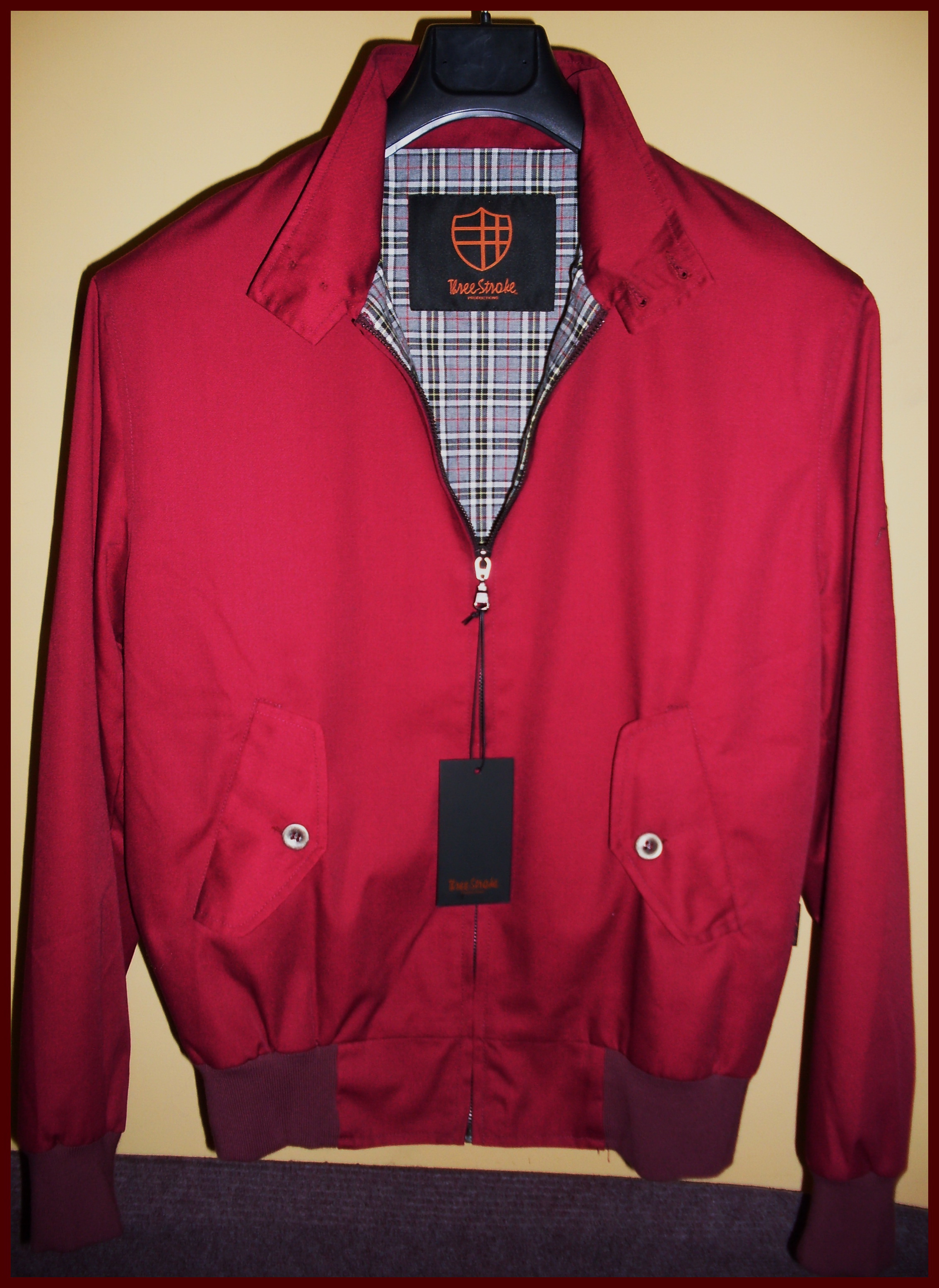 The Arrington Jacket burgundy